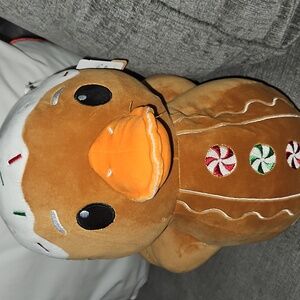 Gingerbread Duck Plush Toy NWT